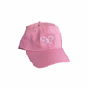 Hat with Bow Embroidery on Children or Adult Baseball Style Hat