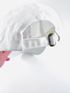 Hat -White Hat with Pink Miss Mouse Silhouette Embroidery Design
