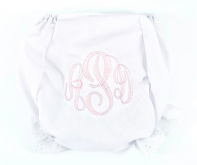 Monogrammed Bloomers - Gift for Baby Girl