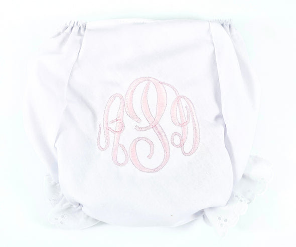 Monogrammed Bloomers - Gift for Baby Girl