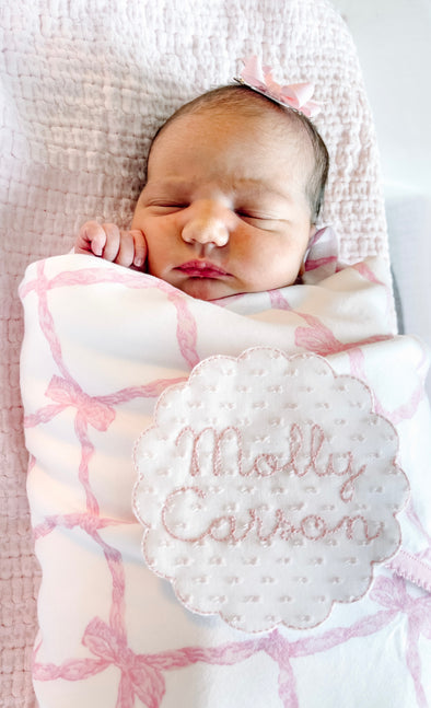 Personalized Baby Announcement Tag Introducing Your New Little Bundle of Joy