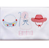 Experience The Magic Appliqué Design on Girl's White Shirt