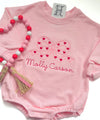 Valentine Design on Personalized Pink Sweatshirt Bubble