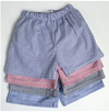 Boy's Shorts in Windowpane Gingham Fabric