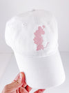 Boy or Girl Mouse Silhouette on Child or Adult Baseball Style Hat