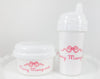 Sippy, Tumbler Drink Cups and Snack Container Personalized